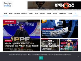 'hochgepokert.com' screenshot