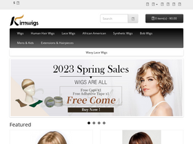 'kimwigs.com' screenshot