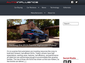 'autoinfluence.com' screenshot