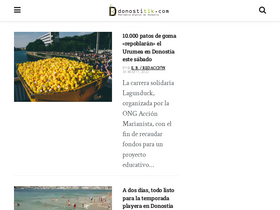 'donostitik.com' screenshot