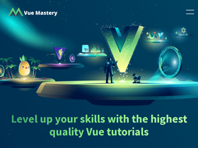 'vuemastery.com' screenshot