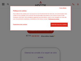 'hiscox.fr' screenshot
