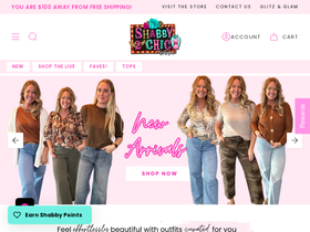 shabby2chicboutiques.com homepage screenshot