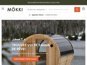 MOKKI Sauna homepage screenshot