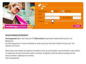 'verkooppunten.nl' screenshot