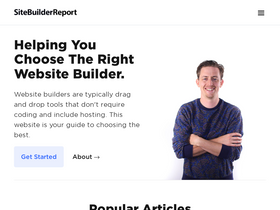 'sitebuilderreport.com' screenshot