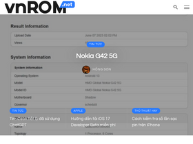 'vnrom.net' screenshot