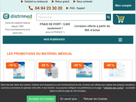 'distrimed.com' screenshot