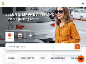 'parclick.es' screenshot