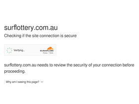 'surflottery.com.au' screenshot