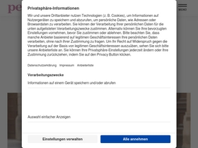 'petra.de' screenshot