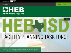 'hebisd.edu' screenshot