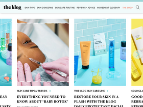 'theklog.co' screenshot