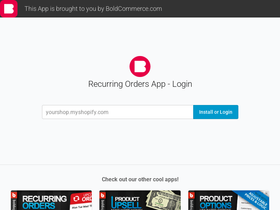 'recurringcheckout.com' screenshot