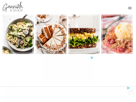 'garnishandglaze.com' screenshot