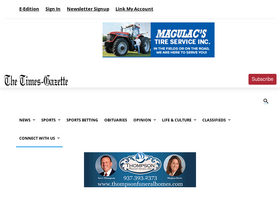 'timesgazette.com' screenshot