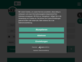 'vrs.de' screenshot