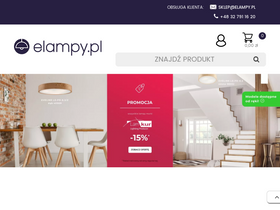 'elampy.pl' screenshot