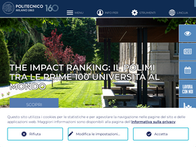 'polimi.it' screenshot