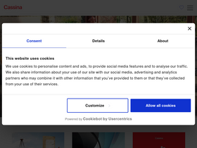 'cassina.com' screenshot