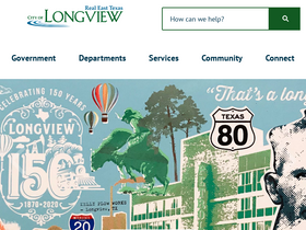 'employee.longviewtexas.gov' screenshot