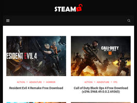 'steamunlocked.pro' screenshot