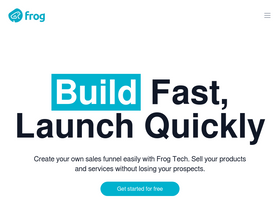 'frog.tech' screenshot