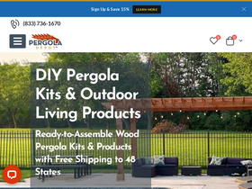 'pergoladepot.com' screenshot