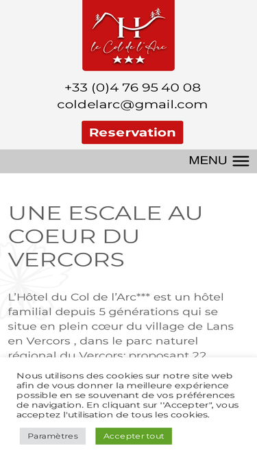 hotelcoldelarc.com