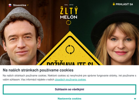 'zltymelon.sk' screenshot
