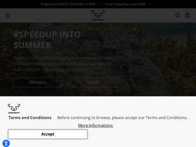'dynafit.com' screenshot