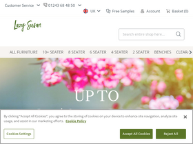 'lazysusanfurniture.co.uk' screenshot