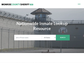 'monroecountysheriff.info' screenshot