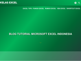 'kelasexcel.id' screenshot