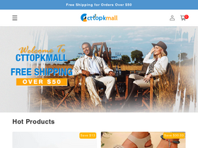 Cttopkmall homepage screenshot