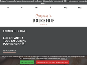 'comme-a-la-boucherie.com' screenshot