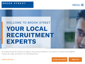 'brookstreet.co.uk' screenshot