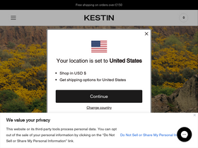 Kestin website screenshot