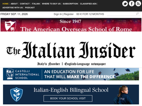 'italianinsider.it' screenshot