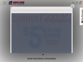 'shoprentone.com' screenshot