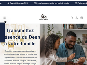 essencededeen.com homepage screenshot