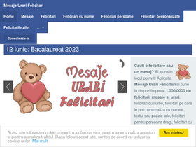 'mesajeurarifelicitari.com' screenshot