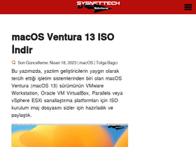 'sysnettechsolutions.com' screenshot