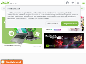 'acershop.hu' screenshot