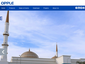 'opple.com' screenshot