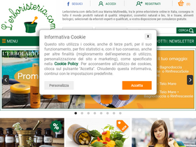 'lerboristeria.com' screenshot