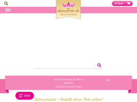 'deinetorte.de' screenshot
