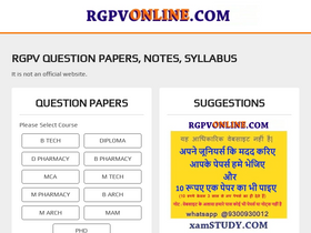 'rgpvonline.com' screenshot