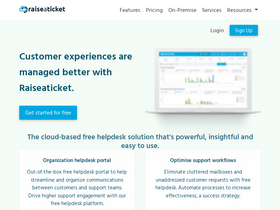'raiseaticket.com' screenshot
