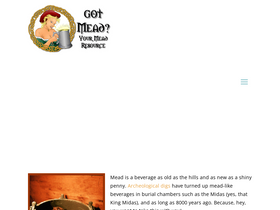 'gotmead.com' screenshot